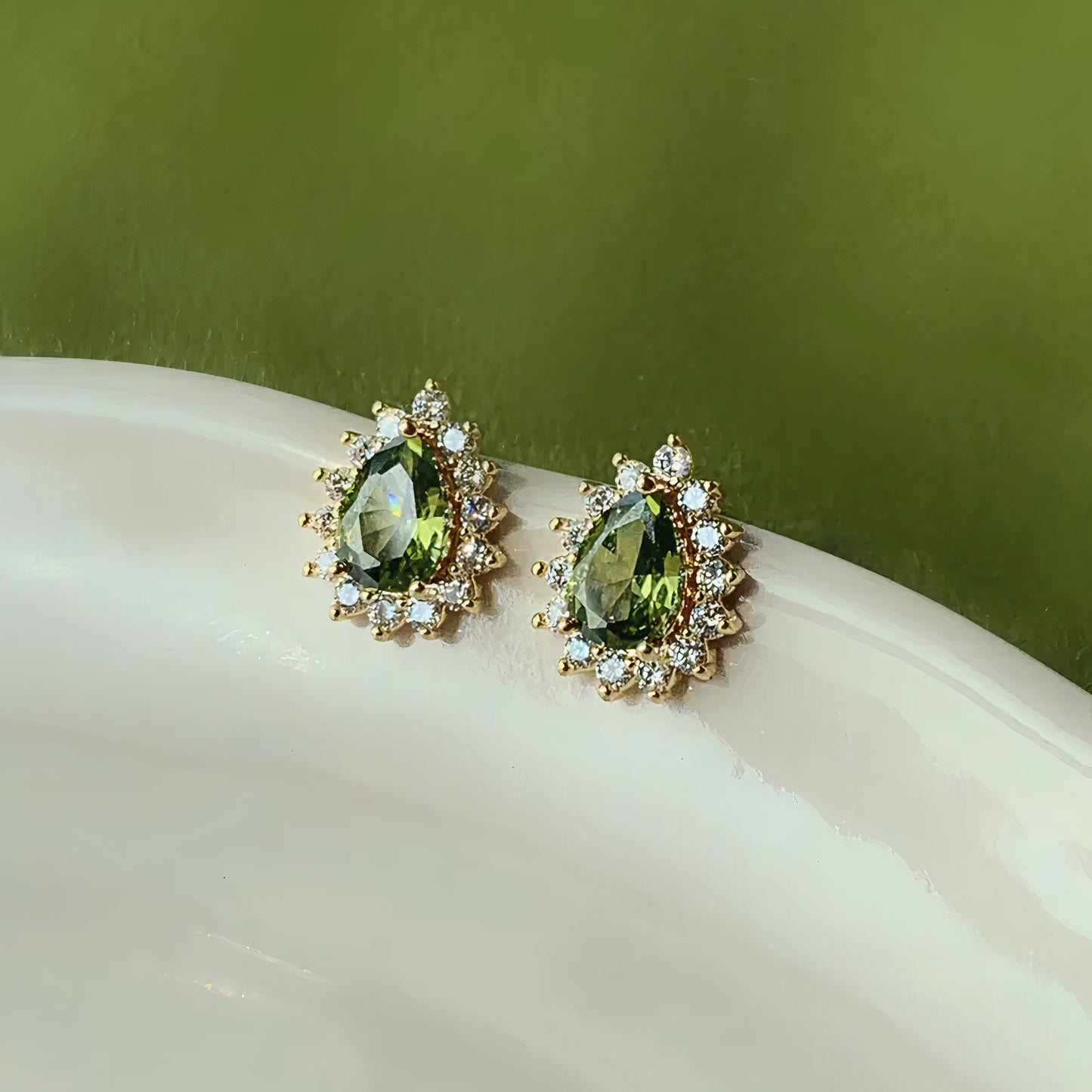 ORA Jewelry CY™ | Liquid Grace 14K Gold-Plated Sterling Silver Studs