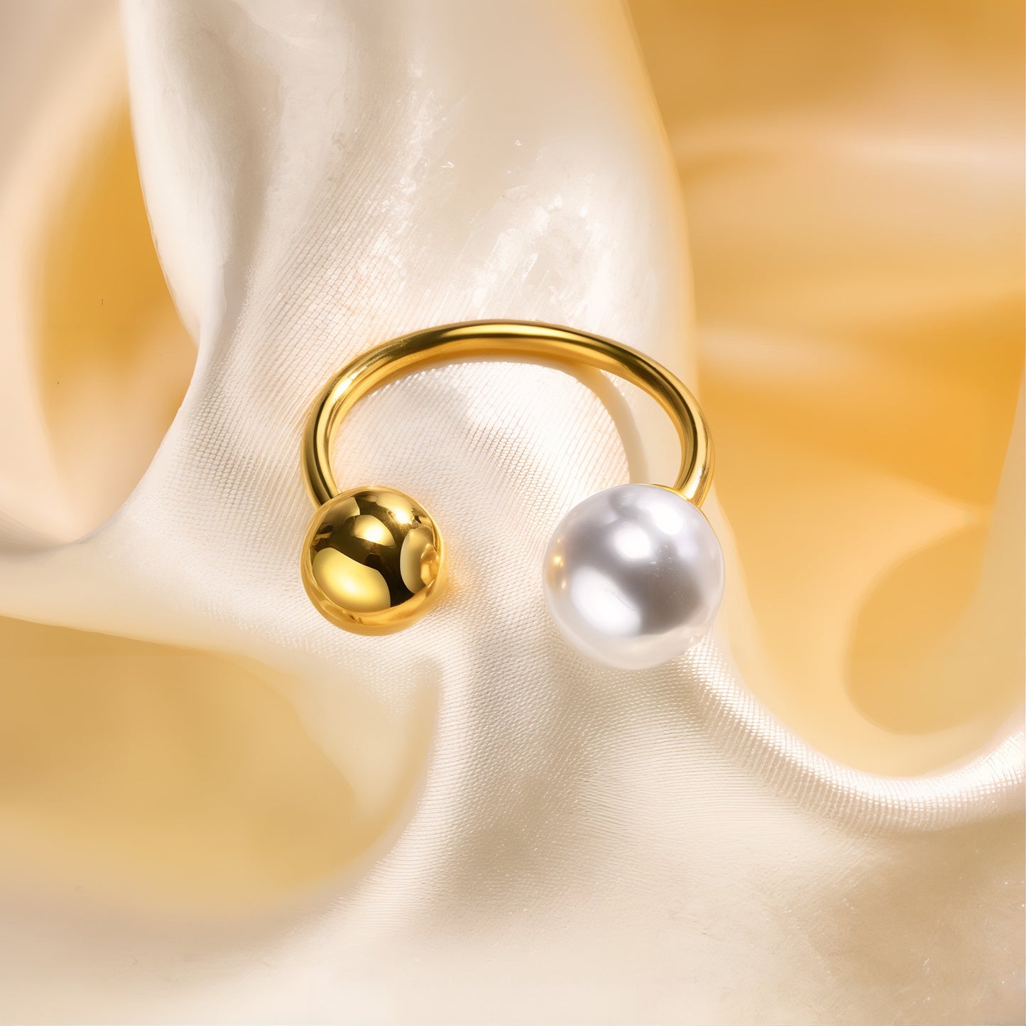ORA Jewelry CY™ | Alter Ego Pearl Open Ring