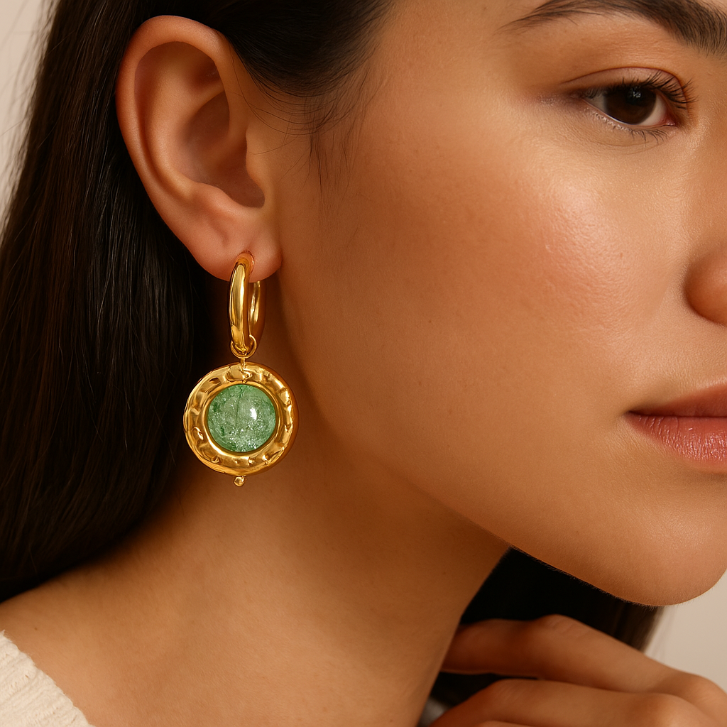 ORA Jewelry CY™ | Celeste Orbit 304 Drop Earrings