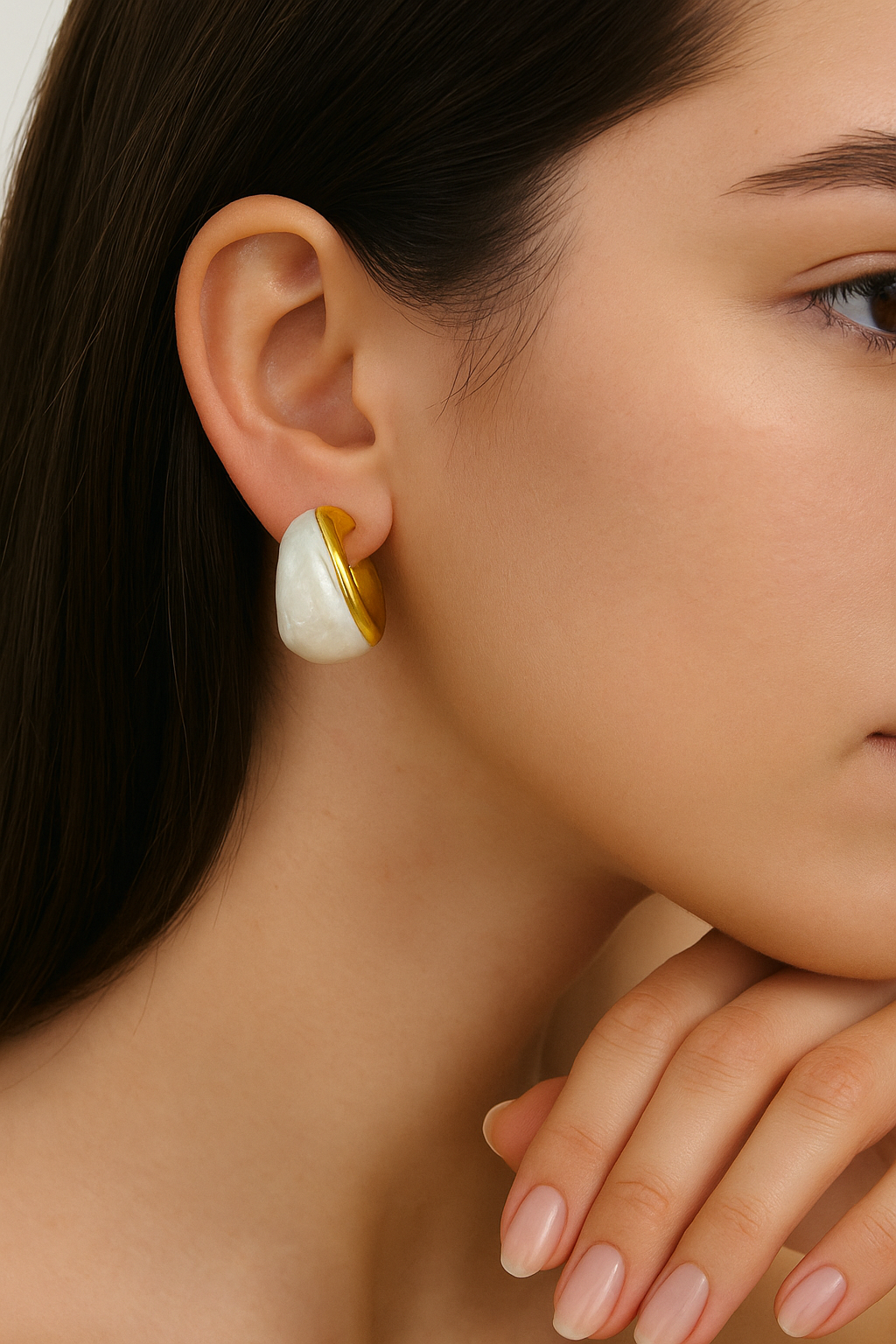 ORA Jewelry CY™ | Foam Curve Earrings