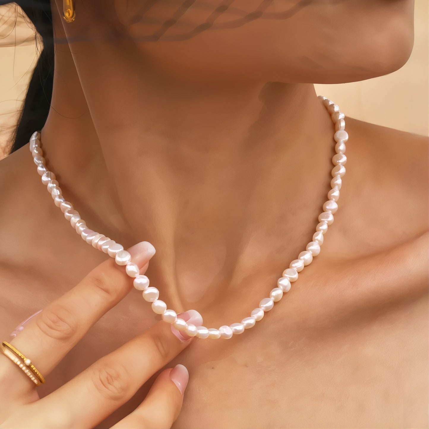 ORA Jewelry CY™ | Palace Pearl Chain Necklace