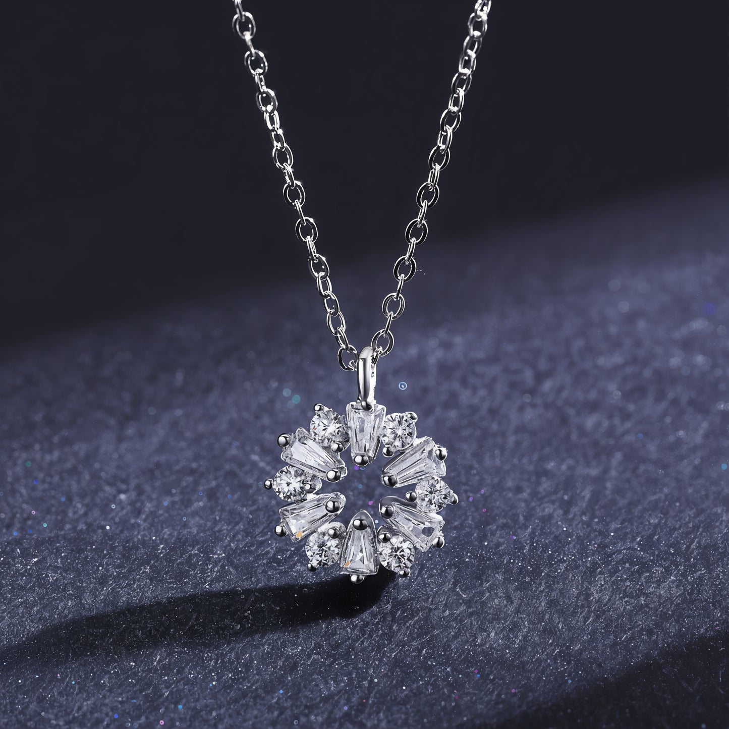 ORA Jewelry CY™ | Shiny Snowflake Elegance Necklace