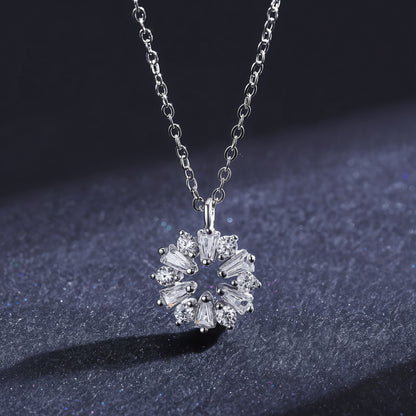 ORA Jewelry CY™ | Shiny Snowflake Elegance Necklace