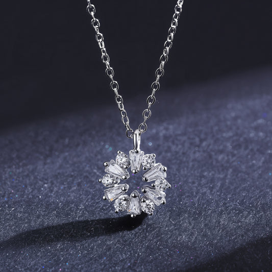 ORA Jewelry CY™ | Shiny Snowflake Elegance Necklace