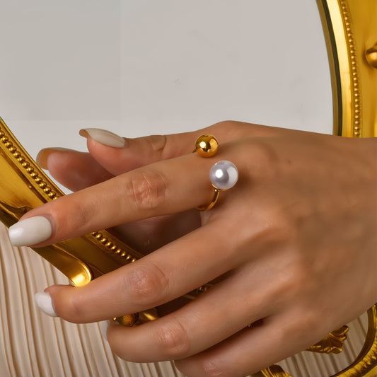 ORA Jewelry CY™ | Alter Ego Pearl Open Ring