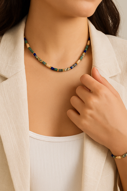 ORA Jewelry CY™ | Soleil Universe Natural Stone & Pearl Set