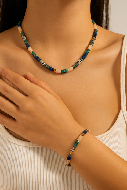 ORA Jewelry CY™ | Soleil Universe Natural Stone & Pearl Set