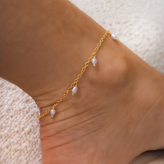 ORA Jewelry CY™ | Isla Pearl Whisper Anklet
